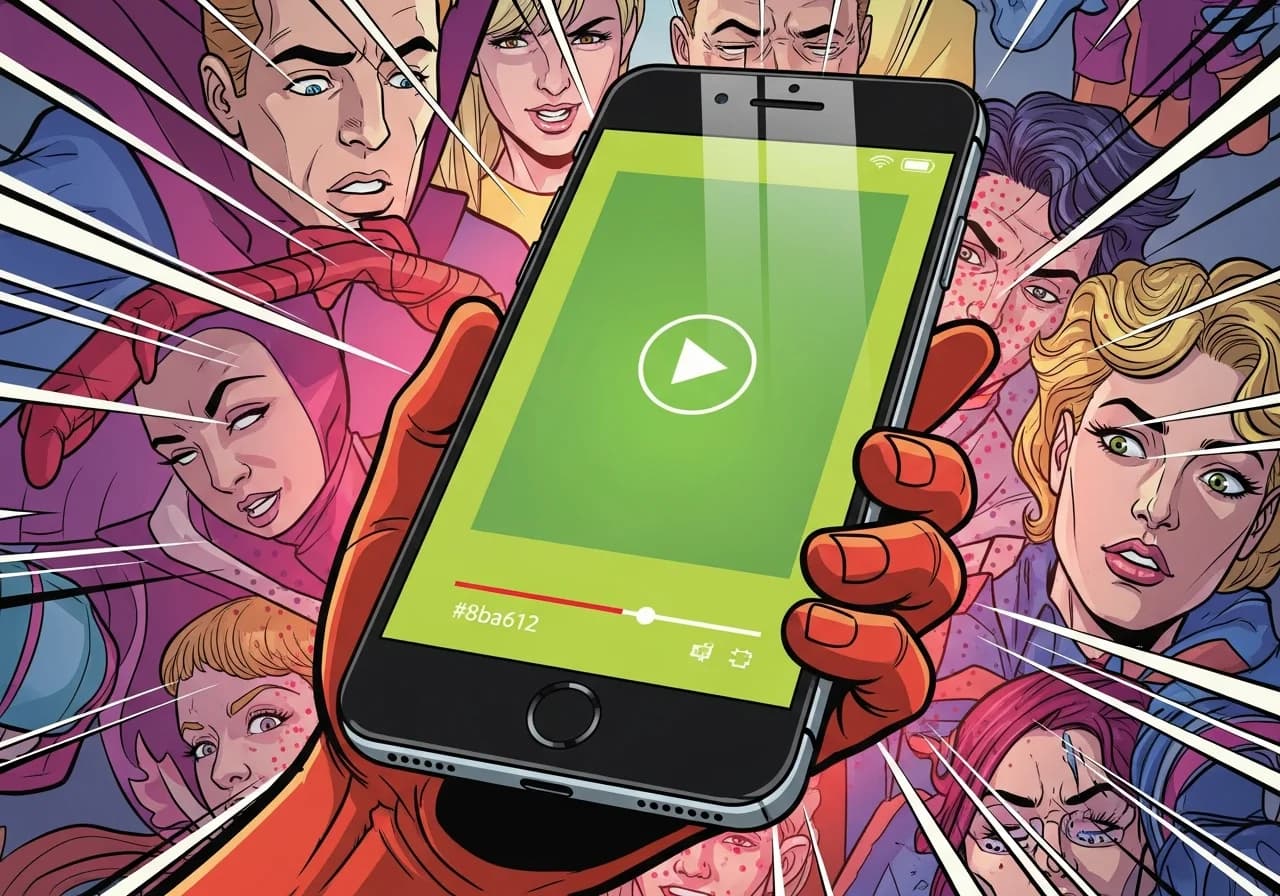 Cover Image for A smartphone screen shows a vertical short video with a bold 'Stop Scrolling' hook caption and a 3-second countdown icon. Around it, creators scribble ideas on sticky notes, and TikTok, Instagram Reels, and YouTube Shorts logos glow in the background.